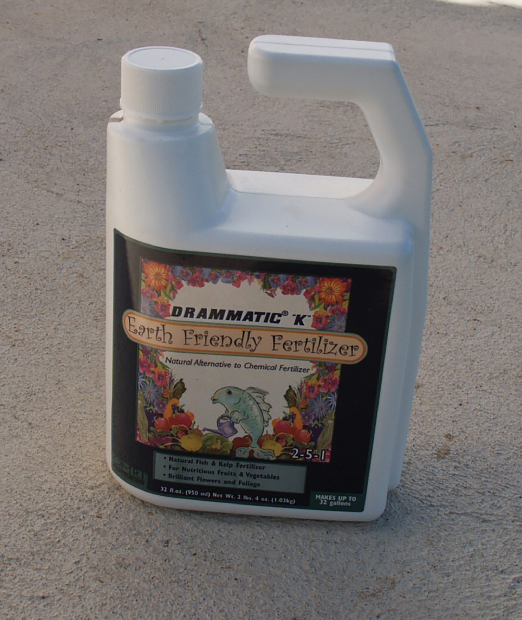 32 oz. organic fish and kelp liquid fertilizer Fertilizers, Drammatic Organic with Kelp 2-4-1 – William Dam Seeds