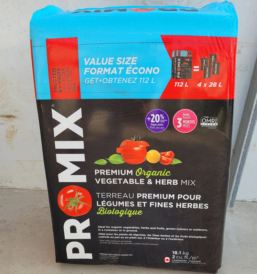 pro-mix organic vegetable & herb potting soil mix Soil, Premier Organic Growing Mix – William Dam Seeds